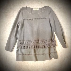 Ann Taylor LOFT Women Gray Sweater- XS